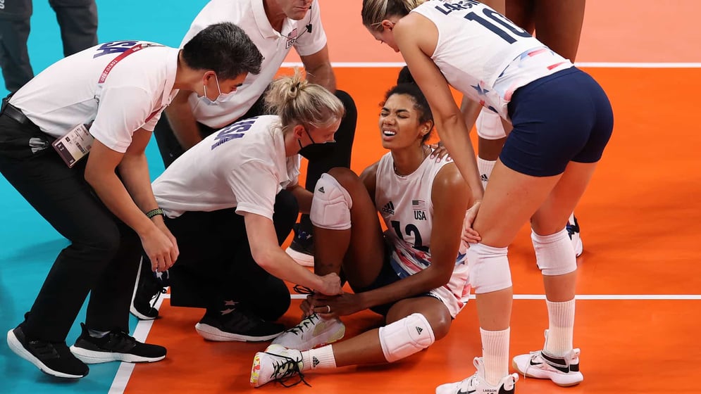 Usa Volleyball Star Jordan Thompson Rolls Ankle Exits Vs Roc Wrcbtv Com Chattanooga News Weather Amp Sports Usa Volleyball Star Jordan Thompson Rolls Ankle Exits Vs Roc Wrcbtv Com Chattanooga News Weather Amp Sports